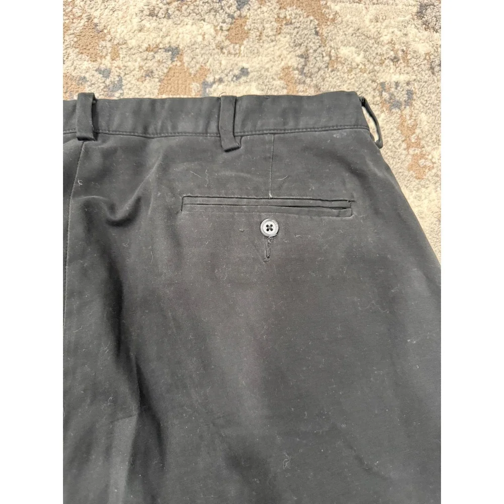 Polo Ralph Lauren Mens Black Straight Leg Chino Pants 36x30 Cotton Stretch